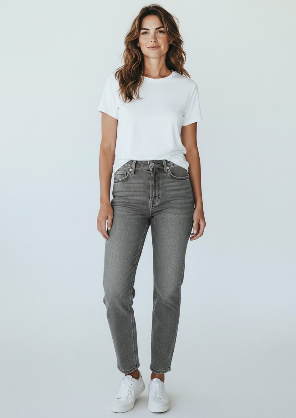 Ann Taylor Distressed Black High Rise Straight Leg Jeans 2 Faded Denim